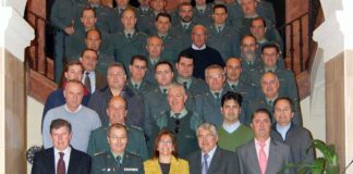 La delegada de la Junta, Carmen Tovar, posa en la inauguración del curso de formación de delegados gubernativos.