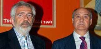 Los empresarios de la Maestranza, Eduardo Canorea y Ramón Valencia.