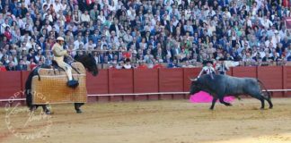 Suerte de varas en la Maestranza. (FOTO: lopez-matito.com)